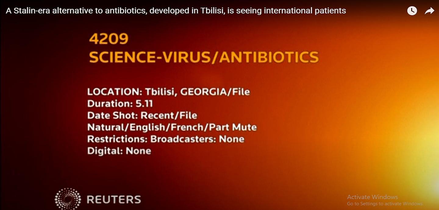 A Stalin-era alternative to antibiotics, developed in Tbilisi, is seeing international patients